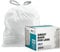 Plasticplace Trash Bags Compatible with simplehuman Code C (200 Count) White Drawstring Garbage Liners 2.6-3.2 Gallon / 10-12 Liter, 14.75 x 20