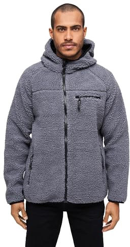 Brandit Teddyfleece Worker Jacket, Uomo, Anthrazit, XXL