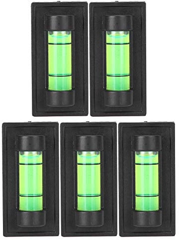 Mini-Wasserwaagen, hochpräzise, Wasserwaagen, 5er-Packung für Bildaufhänge, Stativ, Maschinen - für hobbyistische DIY, Outdoor, Camping, Reisen, zuhause