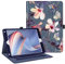 Fintie Hülle für iPad 9.7 Zoll 2018 2017 / iPad Air 2 / iPad Air - [Eckenschutz] Multi-Winkel Betrachtung Folio Stand Schutzhülle Case mit Dokumentschlitze, Auto Sleep/Wake, Blühender Hibiskus