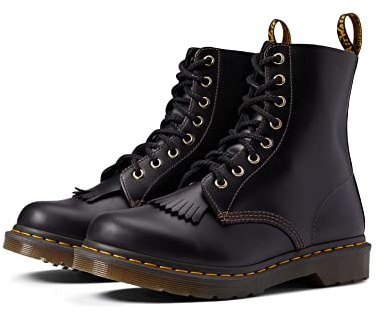 Dr. Martens 1460 Pascal Abruzzo WP DM26940001, Womens bovver Boots, Black, 42 EU