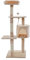 Estexo Arbre à Chats Grattoir à Chats 112 cm XXL Arbre d’Escalade Arbre de Jeu pour Chats Beige