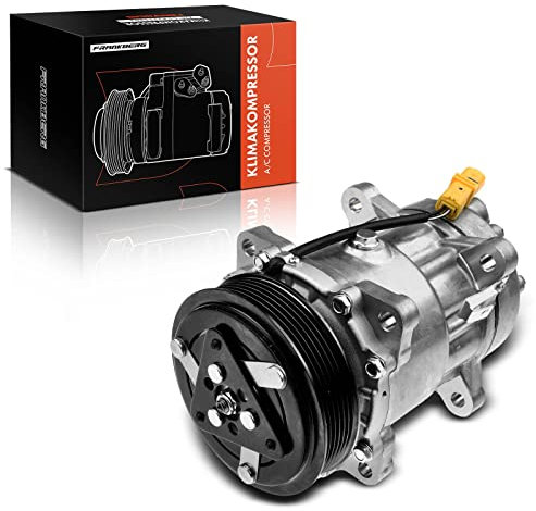 Frankberg Compresor de aire acondicionado con embrague Compatible con Berlingo/Berlingo First MPV GFK GJK MF 307 3A/C C5 I DC Replace# 9639109580incl. aceite premezclado