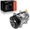 Frankberg Compresor de aire acondicionado con embrague Compatible con Berlingo/Berlingo First MPV GFK GJK MF 307 3A/C C5 I DC Replace# 9639109580incl. aceite premezclado