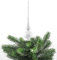 JACK Kunststoff Christbaumspitze Spitze Höhe 28cm, Ø 6cm Weihnachtsbaum Spitze Gold Silber Rot Grau Weiß Glanz, Farbe:Weiß