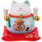 BESPORTBLE Winkenden Katze Glück Katzen- Keramik Maneki Neko Glückliche Fengshui Katze Sparschwein Reichtum Katze Dekoration (Blau)