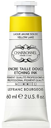 Lefranc Bourgeois Charbonnel Encre Taille Douce 60ml Laque Jaune Solide