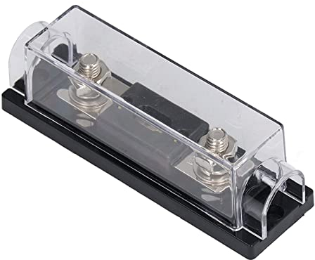 KIMISS 48 V Auto Sicherungshalter Set, 6 Stück Kupferlegierung ANL Sicherung mit Sicherungshalter Block 60A 80A 100A 150A 250A 300A für Auto Boot Audio Stereo