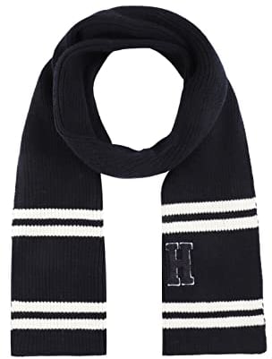 Tommy Hilfiger Herren Knit Scarf Schal, Desert Sky Rib, Einheitsgröße