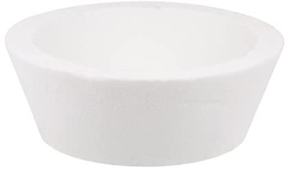 sourcing map Grinding Wheel 5 Inch 120 Grits Aluminum Oxide Cup Abrasive Wheels, White Corundum for Hardened Steel, Grinding Machine