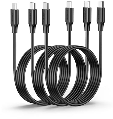 UGREEN USB C Kabel 60W 1M 3 Stück Ladekbabel USB C auf USB C 3 Pack PD 3,0 PPS kompatibel mit iPhone 16 Pro Max iPhone 15 Galaxy S24 S23 Pixel 9 iPad Pro 12,9 iPad Mini 6/Air 5 Steam Deck usw.