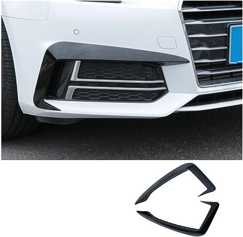 TTTao Auto Frontlippe Frontspoiler für A-UDI A4 B9 2017 2018 2019,Front Stoßstange Splitter Canard Diffusor Body Kit,D-Type a Black