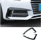 TTTao Auto Frontlippe Frontspoiler für A-UDI A4 B9 2017 2018 2019,Front Stoßstange Splitter Canard Diffusor Body Kit,D-Type a Black