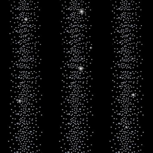 FINGERINSPIRE 6 Blatt Glitzer Strass Bügelbilder 18 Stück Glas Strass Hotfix Dekorationsapplikationen ab Klare Farbe Kristall Strass Hotmelt Patches Zur Verzierung von Kleidung