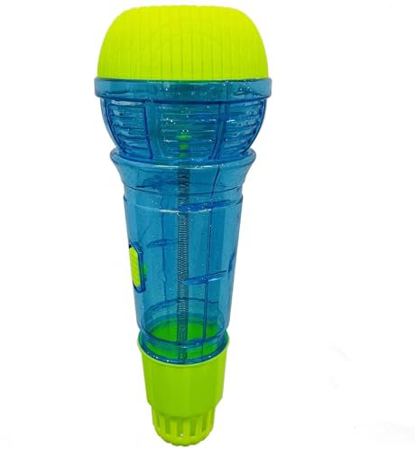 Microphone écho pour Enfants, Microphone Jouet Enfant Micro Enfant Chanter 9.5 x 3.5 Pouces Micro sans Fil pour Fille Garçon 2 3 4 Ans (Bleu)