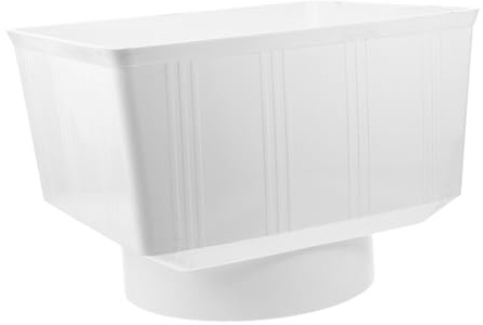 KITANDOVE Pvc Regenrinnenadapter Fallrohrverbinder Für Dachrinnen Fallrohrschutz Regenwasserumleiter