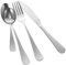 KICHOUSE 1 Set Stoviglie Cucchiai Cena Forks Nozze Forniture Per Il Ristorante Posate Da Festa Posate Da Cucina Kit Posate Bistecca Forchette Silver Acciaio Inossidabile