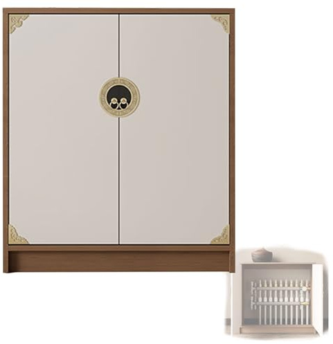 LIKANGLONGJU Cache Radiateur en Bois, Grille Cache Radiateur Hauteur 100 cm, Étagère à Double Porte, pour Couvrir Les Radiateurs(White)