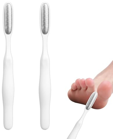 2pcs Mini Foot Exfoliators, Alloy Toe Callus Remover Tool for Precise Pedicure Toe Gaps and Sensitive Areas Reusable Foot Care Tools
