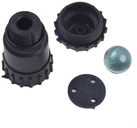 15.5mm Male Thread Black Plastic Vent Hat Breathing Rod For Air Compressor Oil Fill Port With 9mm Inner Diameter And Nonskid Grip