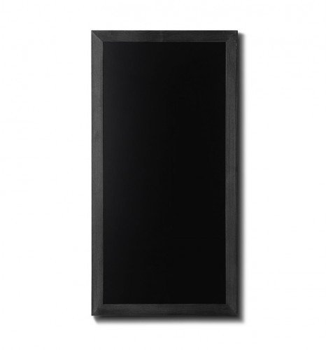 net-xpress Gastrotafel Holz schwarz, 56x100, Tafel für Gastro Gastronomie Restaurant Bistro Cafe, Holz flach