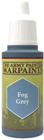 The Army Painter | Fog Grey, Hochpigmentierte Acrylfarbe auf Wasserbasis, geeignet für das Bemalen von Tabletop Miniaturen, Brettspielfiguren und Miniaturen zu RPGs Rollenspielen, WP1427, W48 x L72
