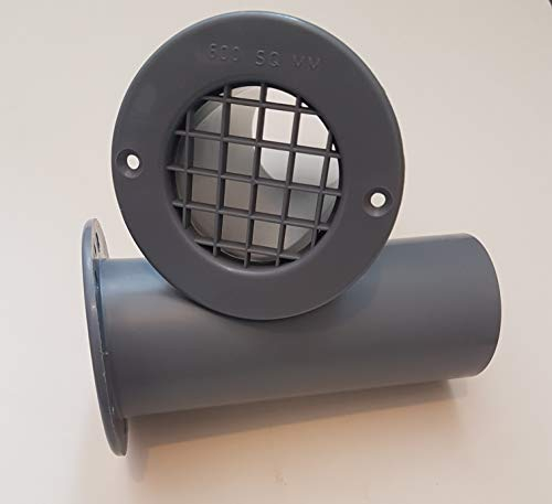 coverandcarry Gas drop vent in Grey 75mm x 120mm 2 pack