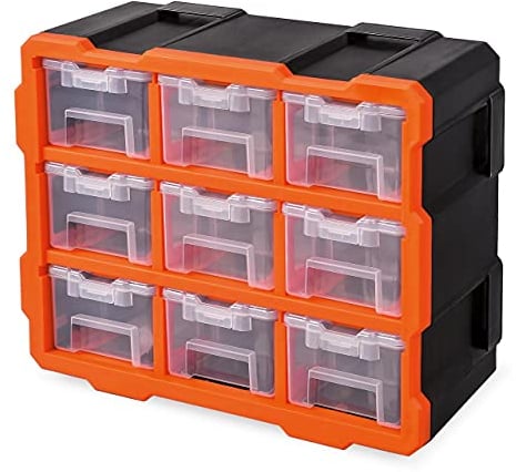 Alutec Sortimentskoffer-Set (L x B x H) 38 x 17 x 32mm Variable Unterteilung Inhalt 9 Teile