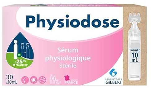 GILBERT HEALTHCARE Gilbert Physiodose Sérum Physiologique Stérile 30 Unidoses de 10 ml