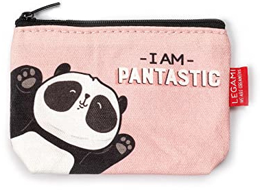 Legami - Geldbörse, praktischer Reißverschluss, Panda, Panda, Panda