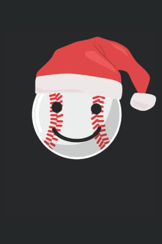 Funny Baseball Christmas Notebook: Gift Idea for Baseball Players | Baseball Journal | College Ruled Lined Pages Book for Boys Girls Women Men (6x9 inches) | 110 pages