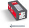 TOX Schraubanker Sumo Max 1 KB-U 10x280 mm, Sechskantkopf mit Bauscheibe, Stahl verzinkt, für Befestigung von Holzanbauteilen, bauaufsichtlich zugelassen für schwere Lasten, 25 Stück, 041101951