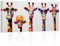ZXHYWYM Giraffen Familien Leinwandbilder niedliche bunte Tier Poster Drucke lustige abstrakte Gemälde für Kinder Kinderzimmer Kinderzimmer Gerahmt (Bild-1, (30.00 x 60.00 cms))