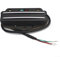 Für TL Guitar Bridge Pickup Alnico 5 Hot Humbucker, Dual Hot Rails, Noiseless Design, Schwarz