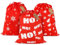 BOFUNX 3 Stücke Weihnachten Geschenkbeutel Groß Weihnachtstüten zum Befüllen Weihnachtssack Geschenkverpackung mit Geschenkanhänger, 40×50cm
