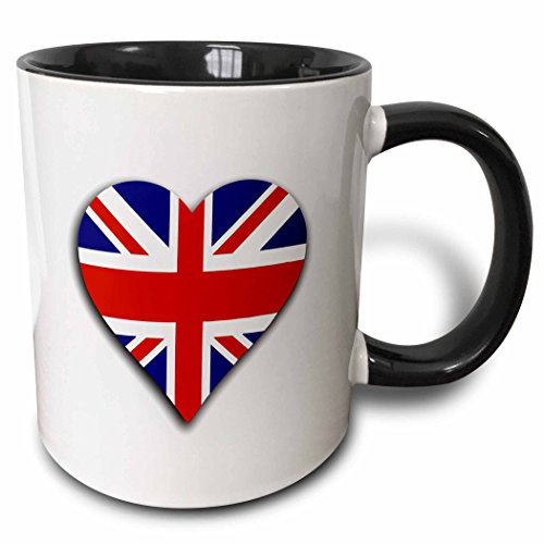 Tasse Neuheit Personalisierte Tasse Personalisiert Kaffee-Becher Geschenk-Idee Für Vatertag Geburtstagsgeschenk 330 Ml Britische Flagge Herz-Uk Union Jack Für England Und Großbritannien Fans