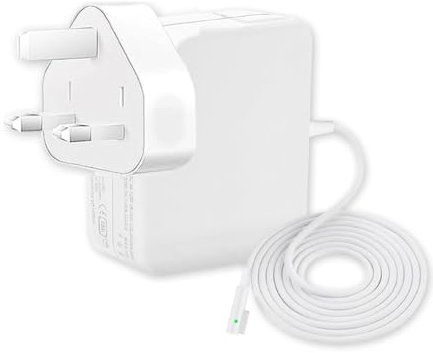 RigSmart Mac book Charger 45W L Tip Power Adapter Compatible with A1278, A1181, A1344, A1330, A1342 & More, 11” 13” (Before Mid 2012)