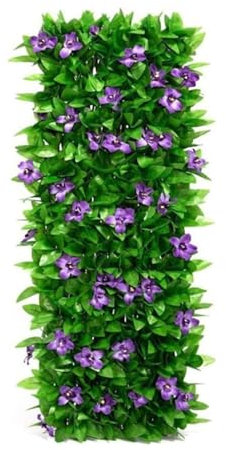 Künstliche Hecken, Künstliche Blätter, balkonsichtschutz Erweiterbarer künstlicher Sichtschutzzaun Künstliche Pflanzenwand Sichtschutz für Garten, Hof, Balkon & Terrasse, 30 x 200 cm (1 Stück)