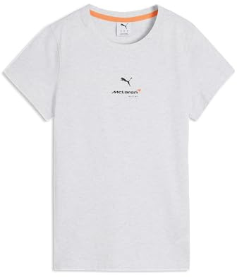 PUMA McLaren F1 Damen Essentials T-Shirt | Kurzärmel mit Rundhalskragen, Für McLaren-Fans konzipiert, McLaren Racing und PUMA-Branding