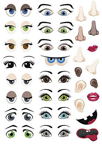 Graines Créatives 124 stickers - Eyes & face