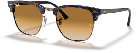 Ray-Ban RB3016-125651 Sunglasses SPOTTED BROWN/BLUE 49mm