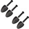 FONHERILI WAJJ 2 Pairs Plastic Shoe Tree Stretcher Shaper for Men Adjustable Length Shoes Holder Shaper Support(Black Men)