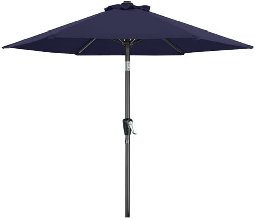 MasterCanopy Patio Umbrella for Outdoor Market Table (2.3M,Navy Blue)