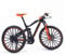 Tree2018 Mini Bicycle Model,Finger Bike Model 1:10 Scale Desktop Alloy Vehicles Diecast Collection Gifts Racing Toys Mountain Bike Simulation Toy Home Office Ornaments