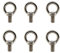 Lot de 6 anneaux de levage en acier inoxydable 304 M10 avec filetage standard