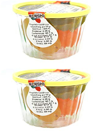 GR 400 Frutta Intera CANDITA Ideali per LA Decorazione E Realizzazione di Dolci, PANETTONI, CASSATE E Gelati