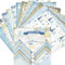 Oriental riverkit 24 Stück 6 Zoll Dekorpapier Scrapbooking Papier, Einseitig, 12 Muster, EIS- Und Schneemuster, für Karten Hintergrund Gemustertes Papier (C-6 Zoll-Wintergeschichte)
