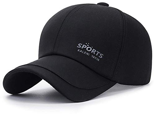 Herren Kappe Hut Herren Baseball Caps Summer Sun Sport Hüte Bone Homme Herren Cap Dad Hat Trucker Cap Sports Cap-Black_Adjustable