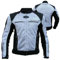 PRO FUTURE Chaqueta de moto de verano perforada impermeable desmontable jueces, blanco, M