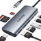 USB C Docking Station, cakitte 8 in 1 USB C to Dual HDMI Adapter with 2 HDMI, 2 USB 3.0, 100W Power Delivery, Type-C 3.1, SD/TF Card Reader, USB C Multiport Adapter for Macbook/Dell/Hp/iPad Pro etc.